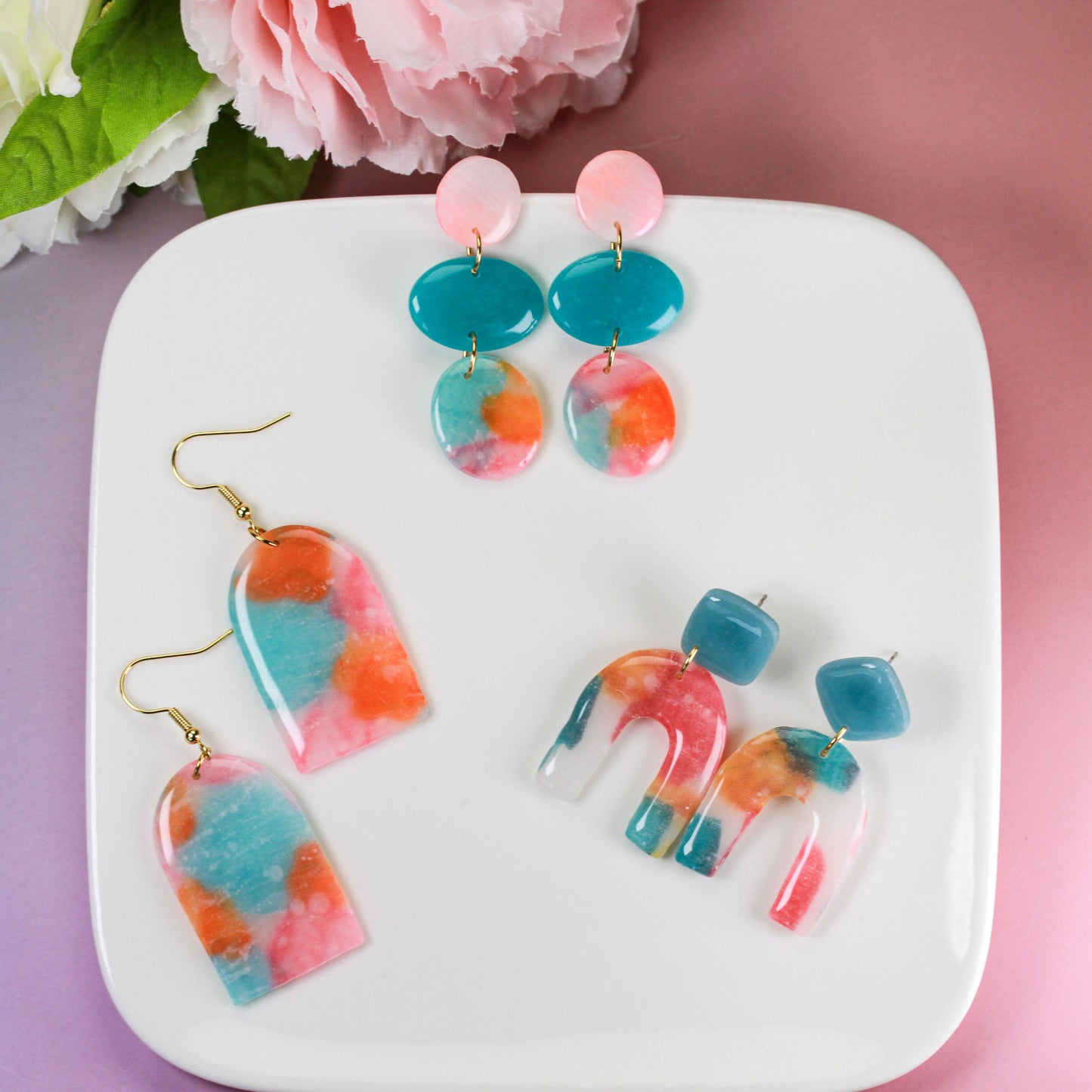 Candy Sorbet Curve - Ohrringe