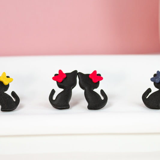 Cat Bow – Ohrstecker