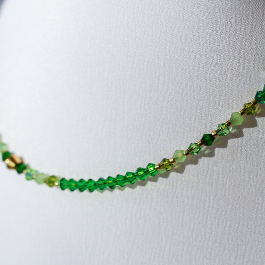 Green Crystal – Halskette