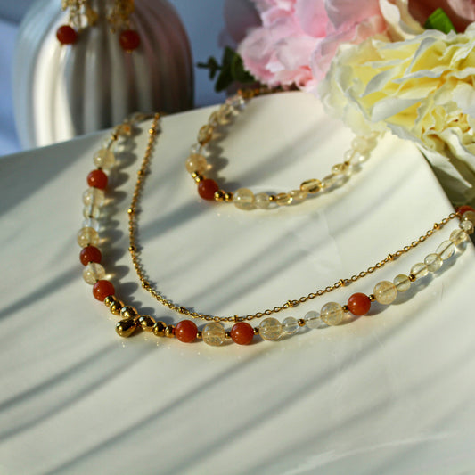 Sunstone Citrus Glow – Schmuckset