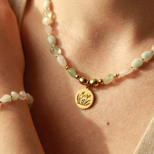 Morganite Duo – Schmuckset