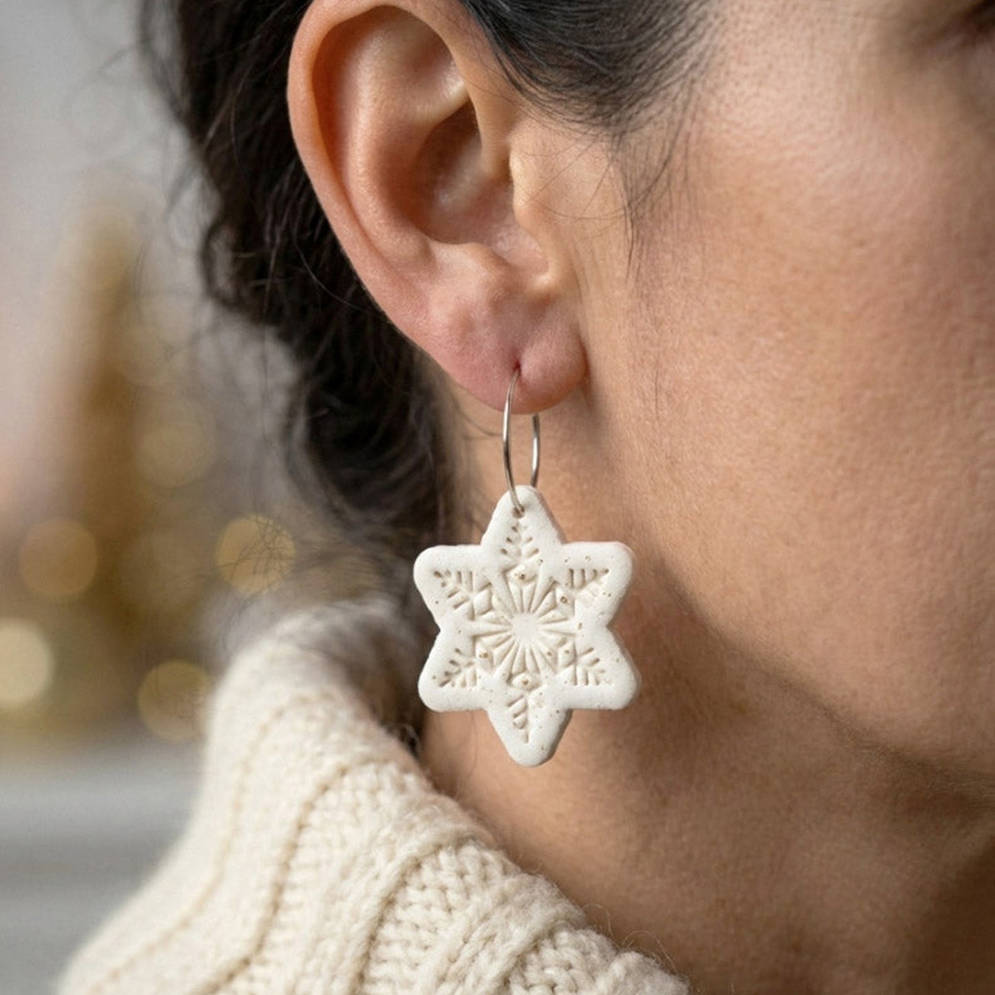 Snowflake Glitter – Ohrringe