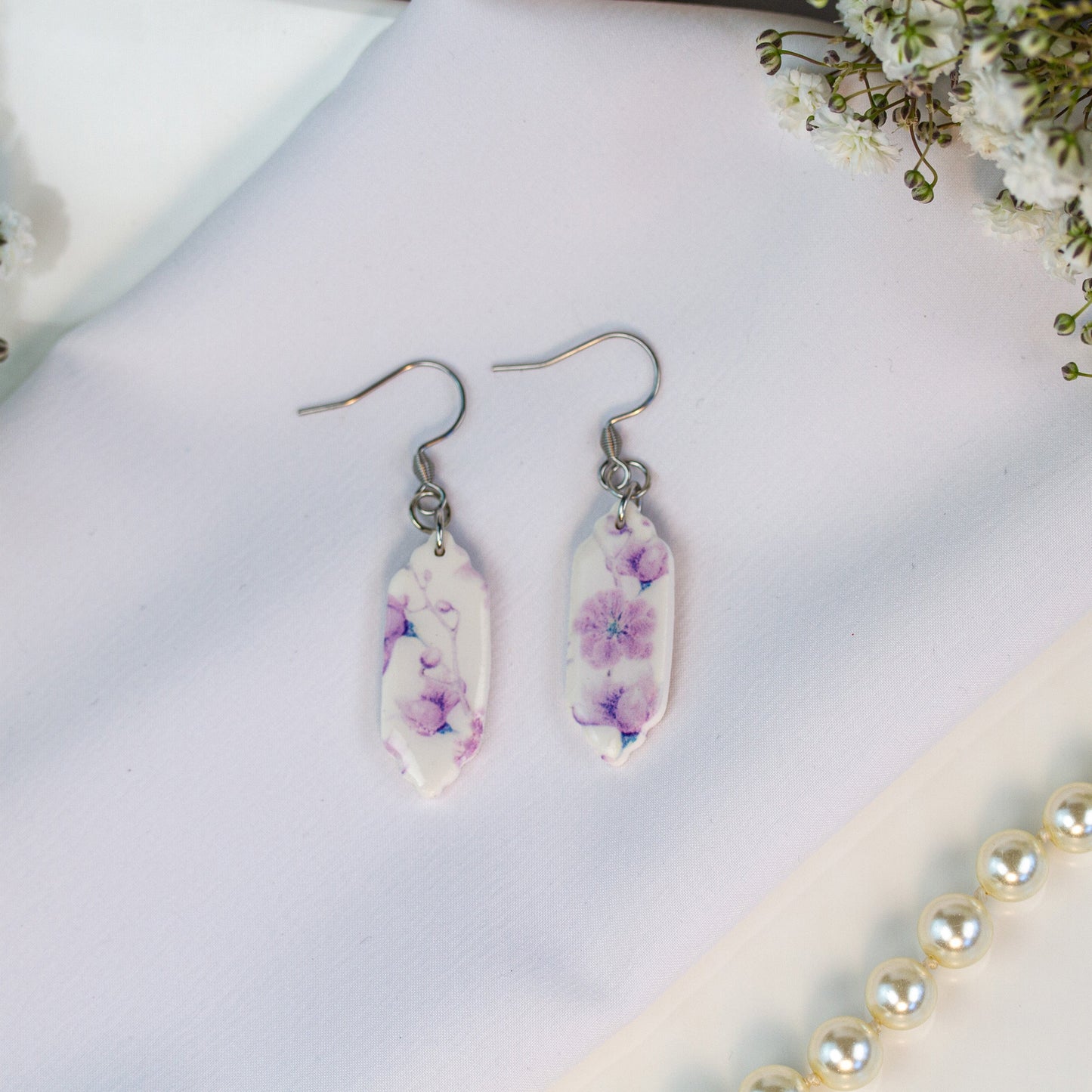 Mauve Bloom – Ohrringe