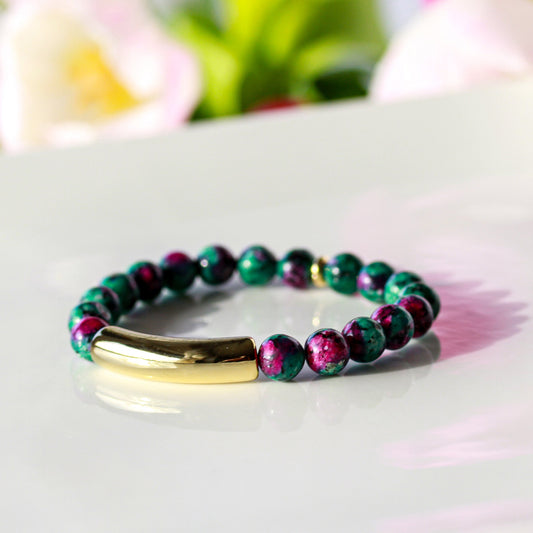 Ruby Zoisite Classic – Armband