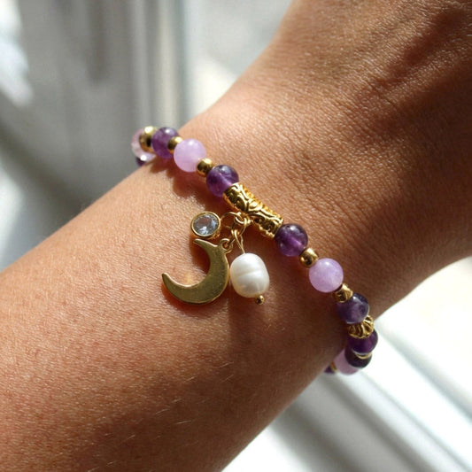 Amethyst Lavender Pearl – Armband