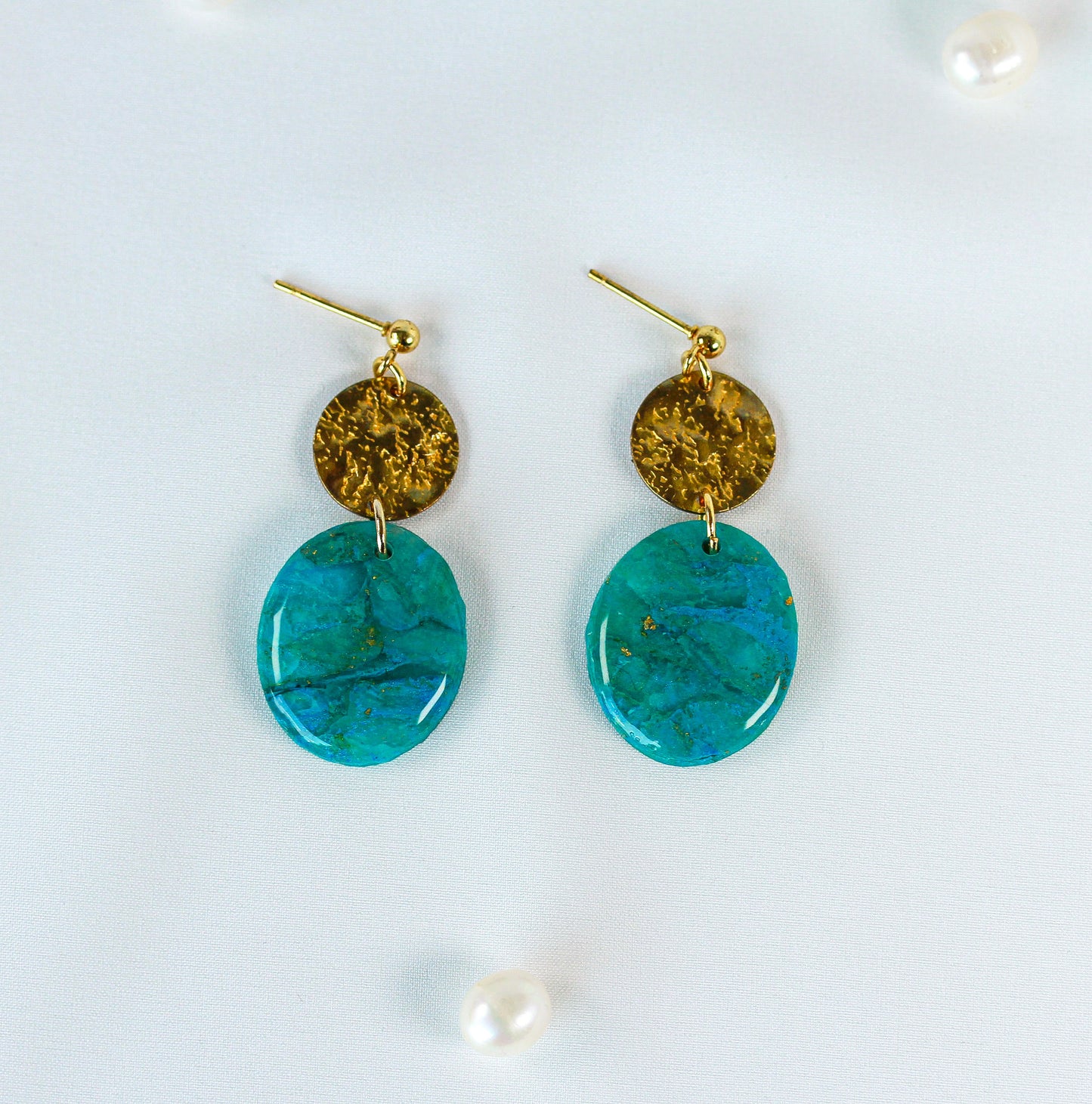 Turquoise Gold – Ohrringe