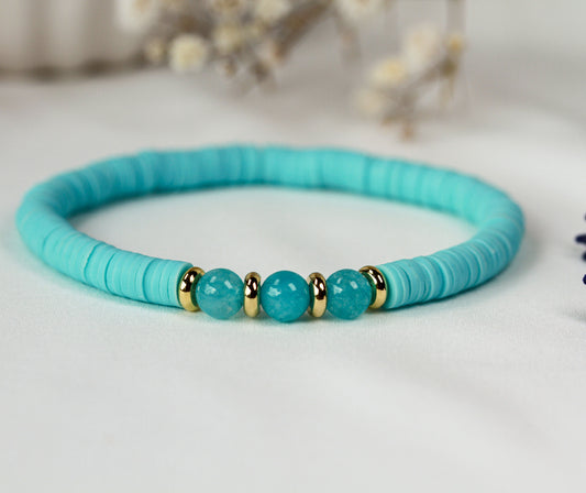 Blue Stone Breeze - Katsuki Armband