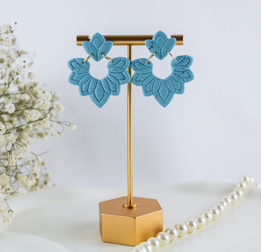 Turquoise Boho – Statement Ohrringe