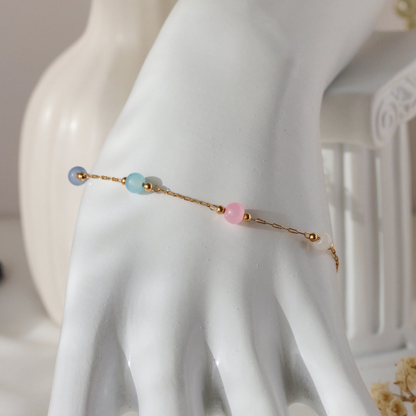 Pastel Harmony – Armband mit bunten Schmuckperlen