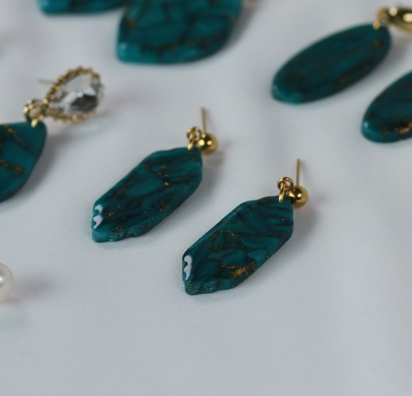 Viridia Turquoise Gold – Ohrringe