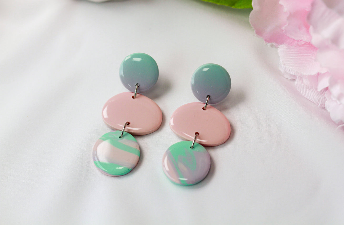 Sorbet Marble Drops - Ohrringe