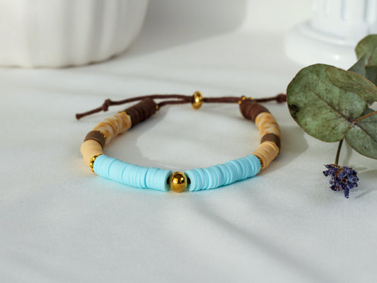 Dione Coast – Katsuki-Schmuck in Türkis, Sand und Braun