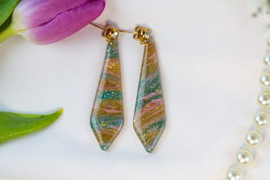 Rainbow Veil – Lange Ohrringe