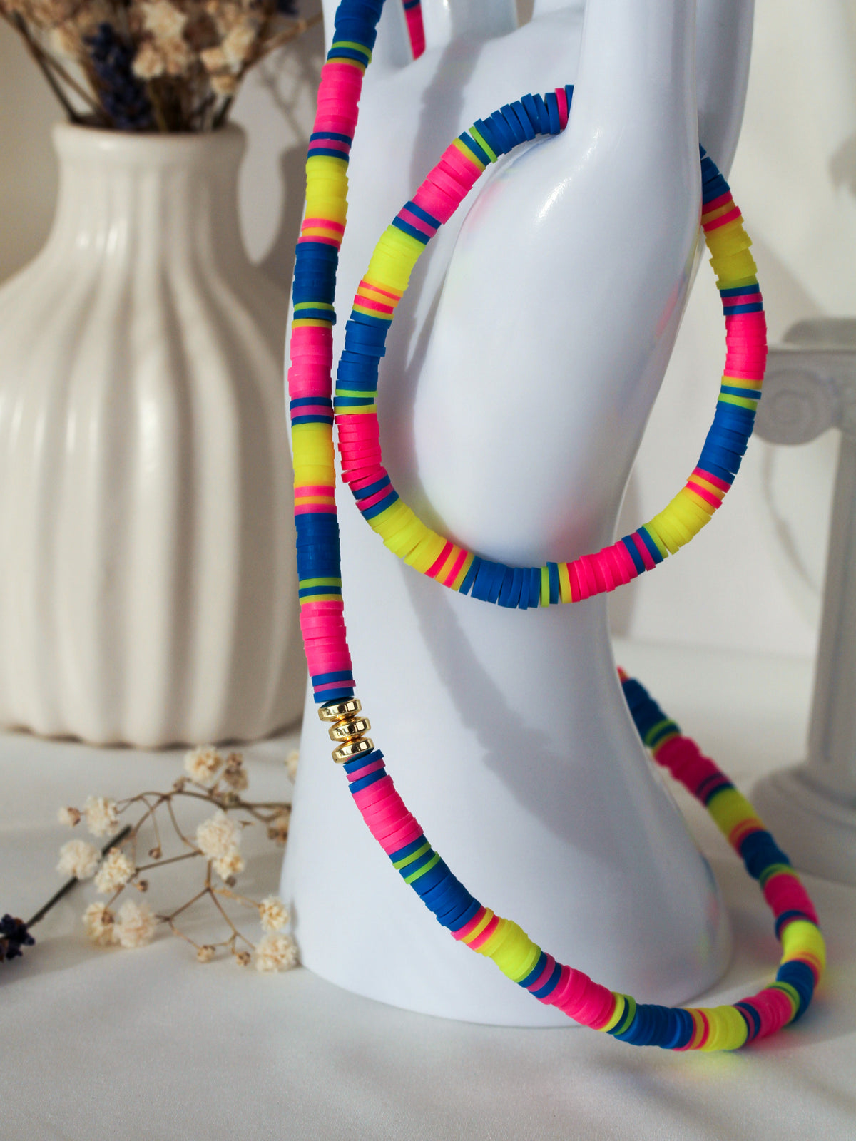 Electric Lemon – Katsuki-Schmuck in Neonpink, Blau und Gelb