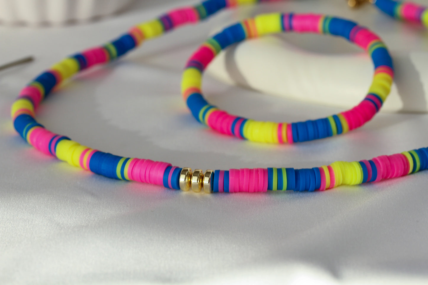 Electric Lemon – Katsuki-Schmuck in Neonpink, Blau und Gelb