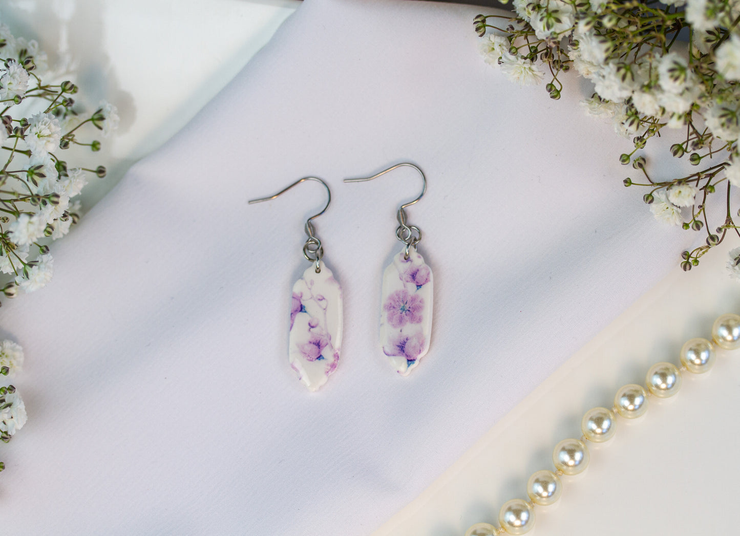 Mauve Bloom – Ohrringe