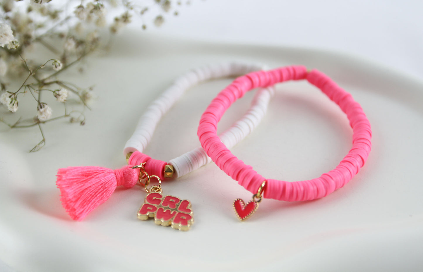 Power Girl Katsuki Heishi Bead Bracelets - Set