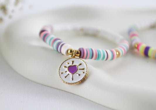 Buntes Katsuki Charm-Armband – Einzigartiges, farbenfrohes Handmade Perlenarmband