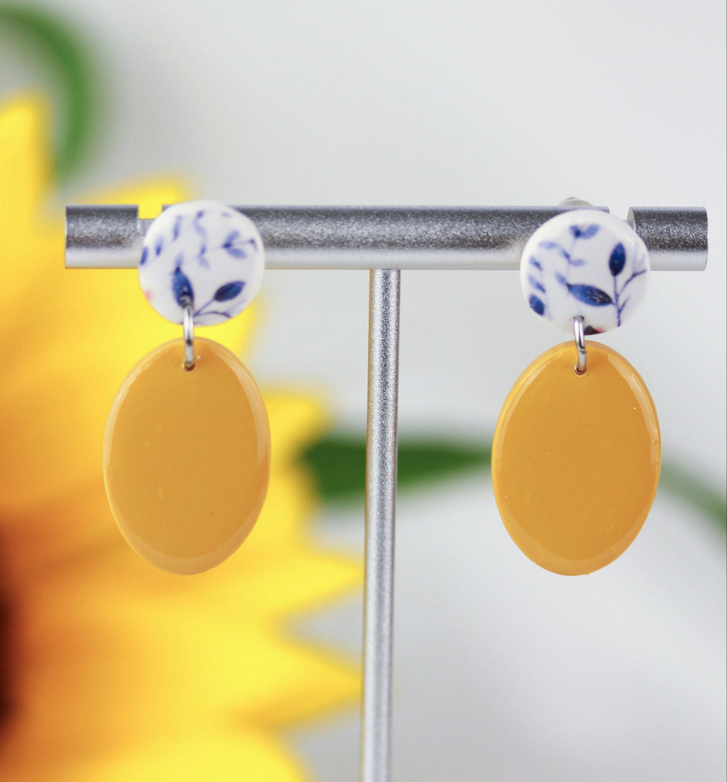 Polymer Clay Ohrringe „Ova“ – Statement Schmuck | Kollektion Dualis