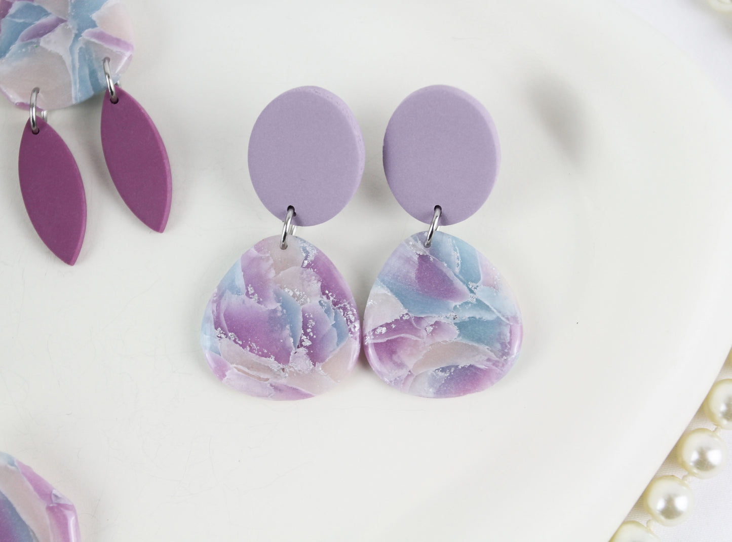 Lila Blau Pastell Kollektion