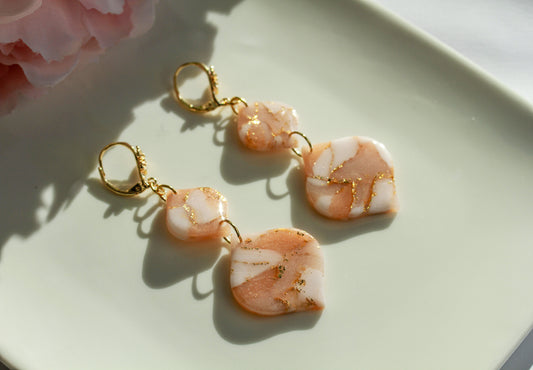 Apricot Bloom – Ohrringe