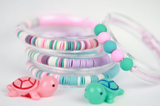 Pastell Mix – 4-teiliges Katsuki Perlenarmband-Set | Handgefertigt