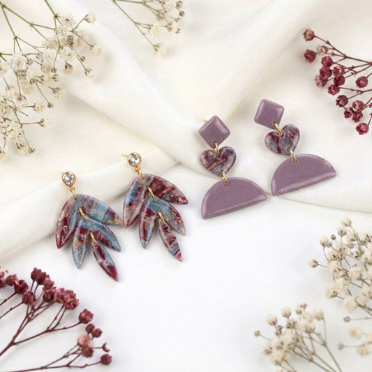 Ohrringe - Sapphire Scarlet Collection