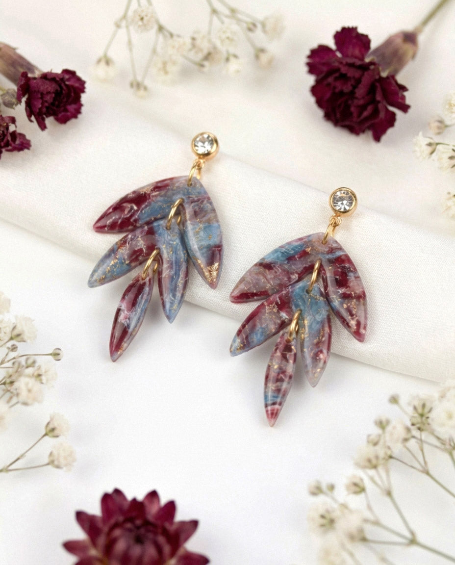 Ohrringe - Sapphire Scarlet Collection