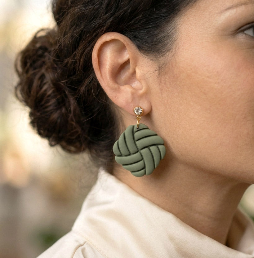 Polymer Clay Statement Ohrringe – Handgefertigte Ohrringe | Kollektion Marlen