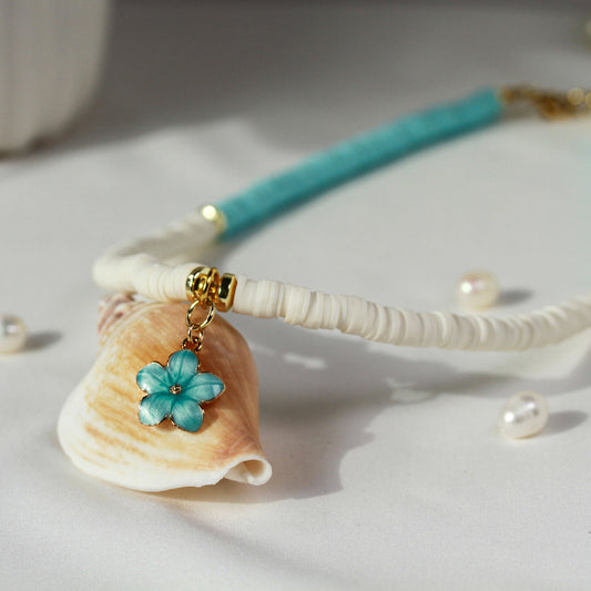 Aqua Garden Charm - Halskette