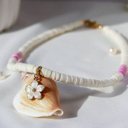 Ivory Garden Charm - Halskette