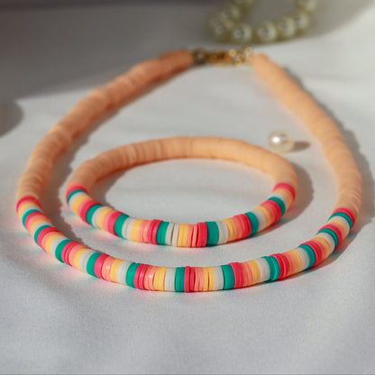 Sunset Sorbet – Katsuki-Schmuckset in warmen Sorbetfarben