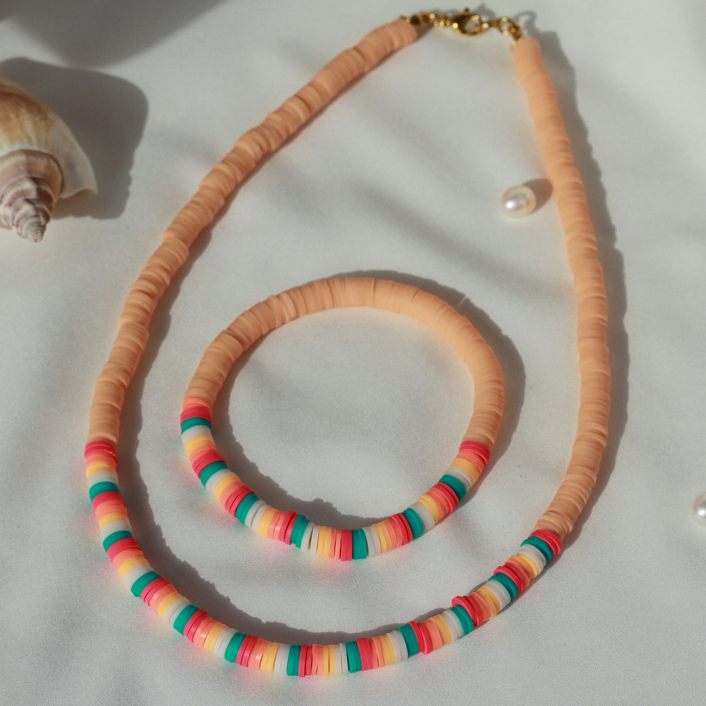 Sunset Sorbet – Katsuki-Schmuckset in warmen Sorbetfarben