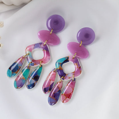 Pastel Prism Fringe - Ohrringe