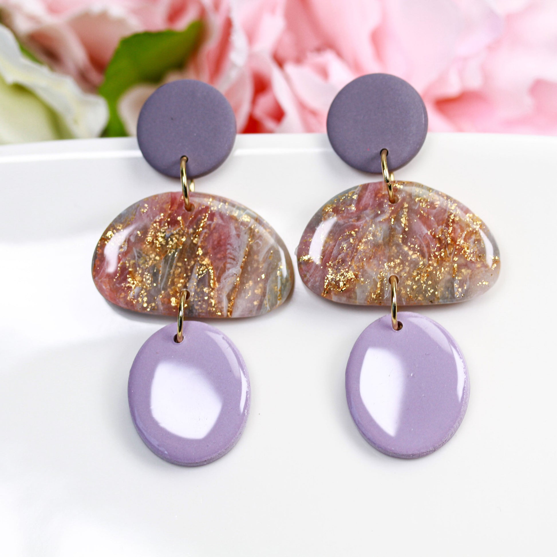 Lavender Glow -  Ohrringe
