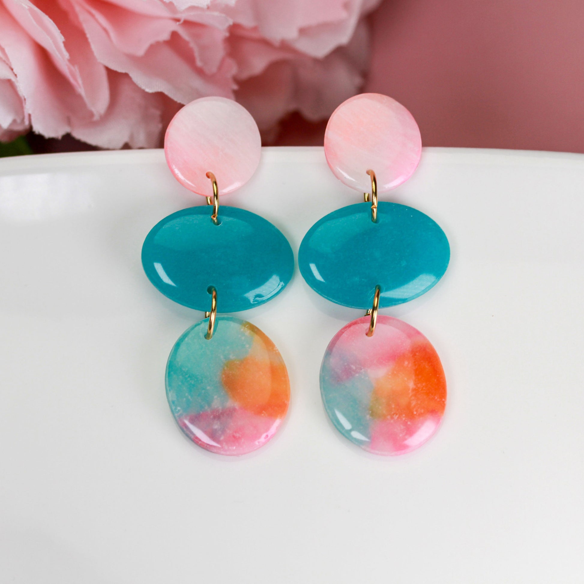 Sorbet Lagoon Drops - Ohrringe