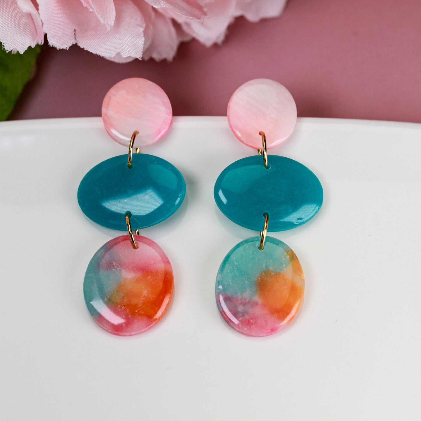 Sorbet Lagoon Drops - Ohrringe