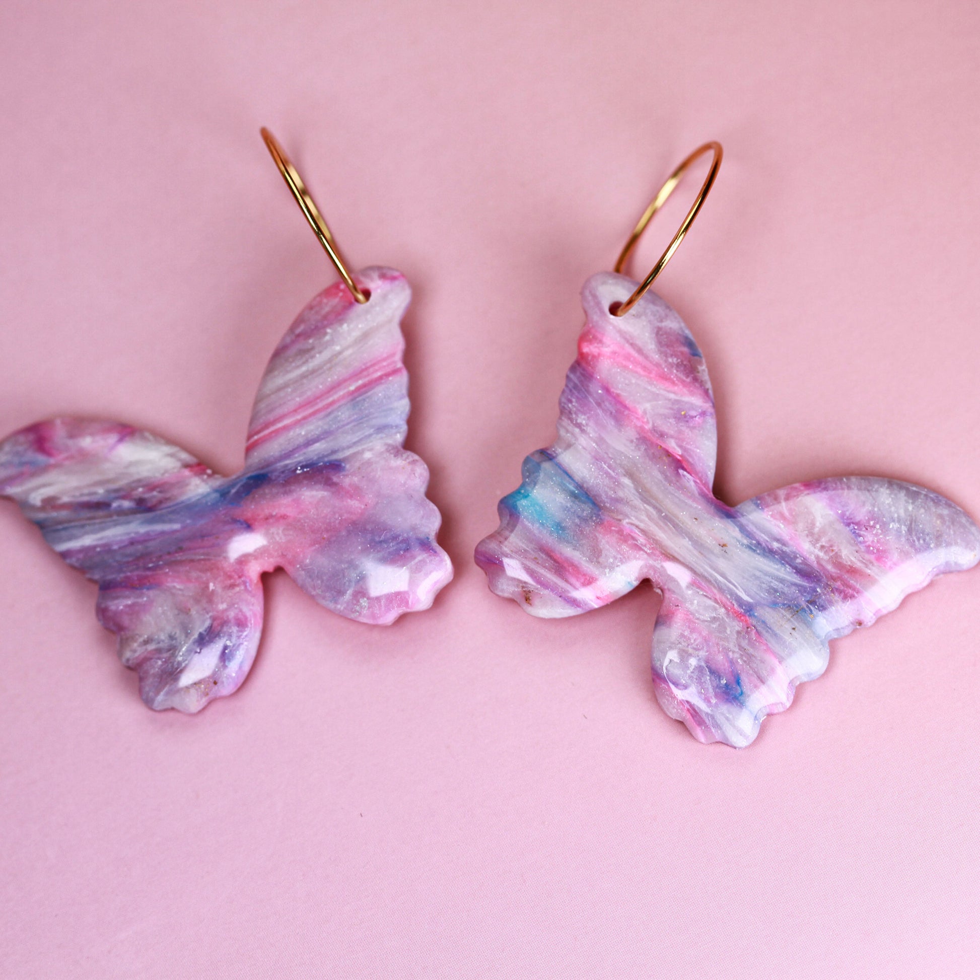 Pastel Butterfly - Ohrringe