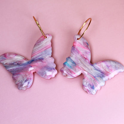 Pastel Butterfly - Ohrringe