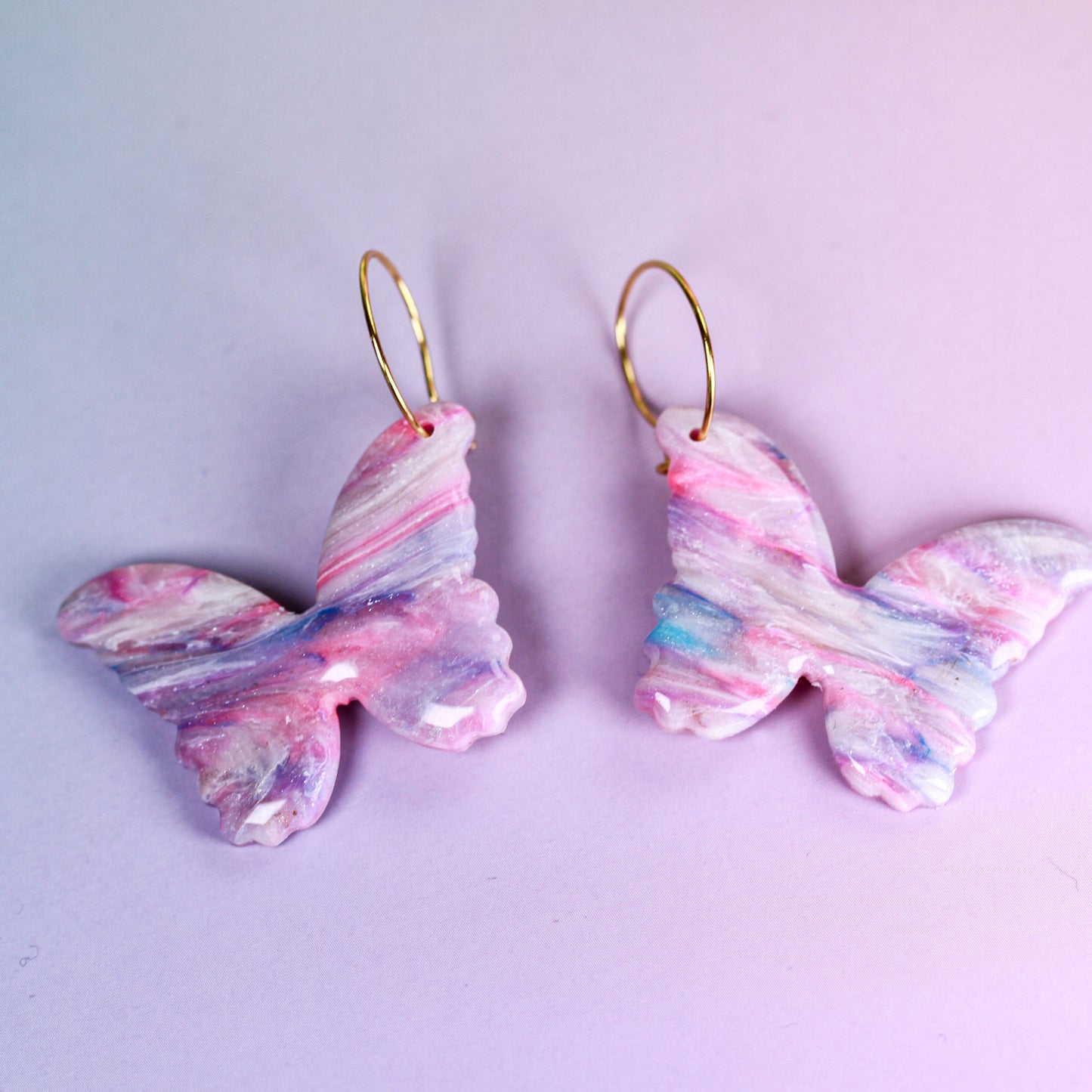 Pastel Butterfly - Ohrringe