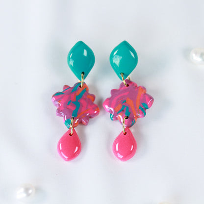 Tropical Bloom Pop - Ohrringe