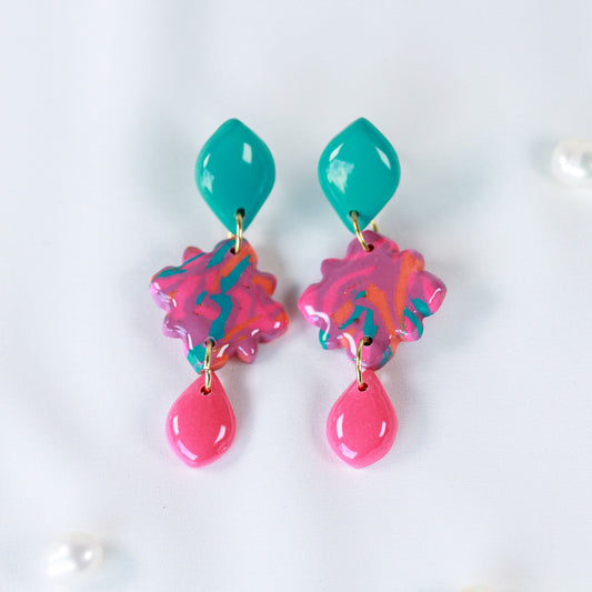 Tropical Bloom Pop - Ohrringe