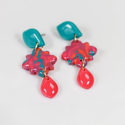 Tropical Bloom Pop - Ohrringe