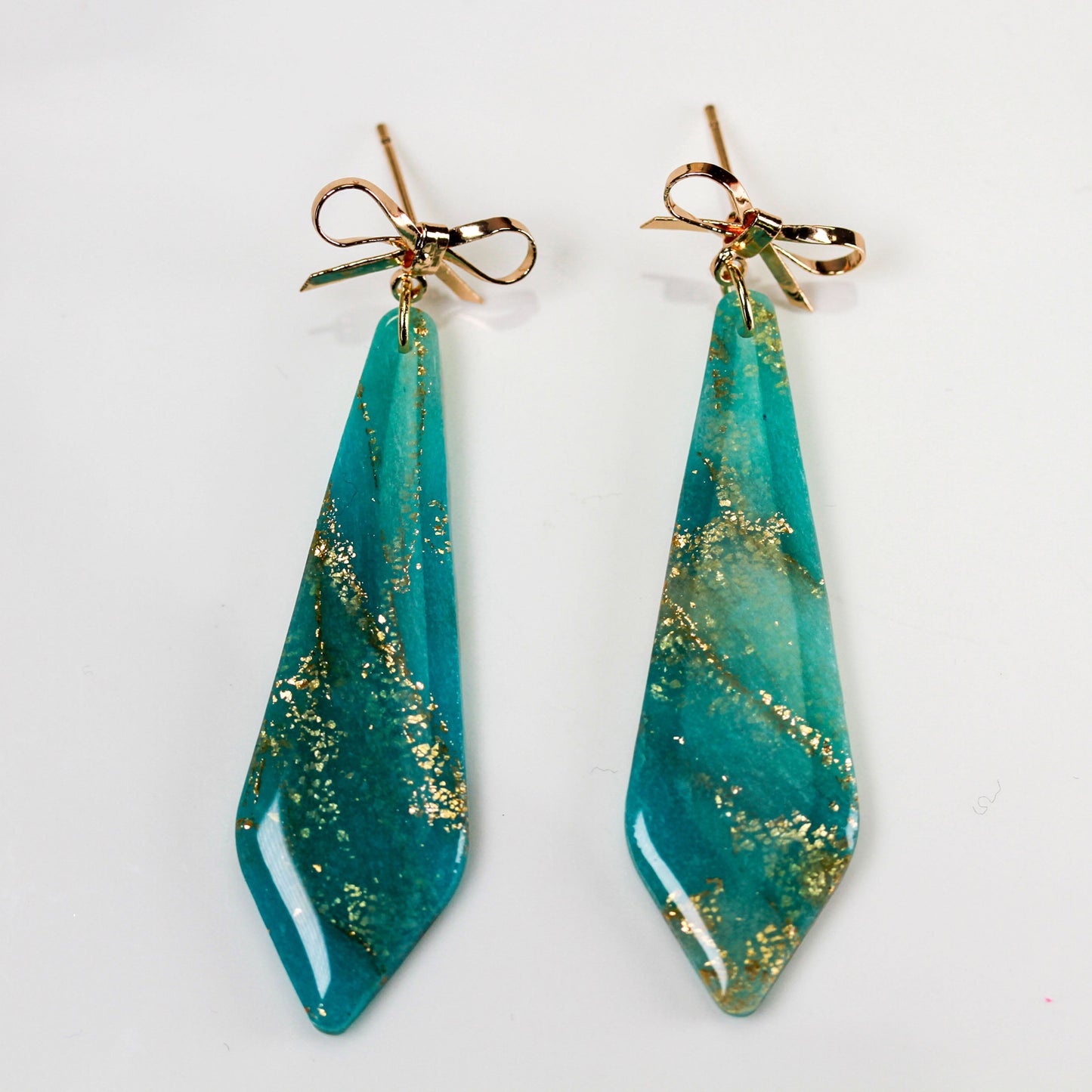 Ocean Glow Bow - Statement Ohrringe