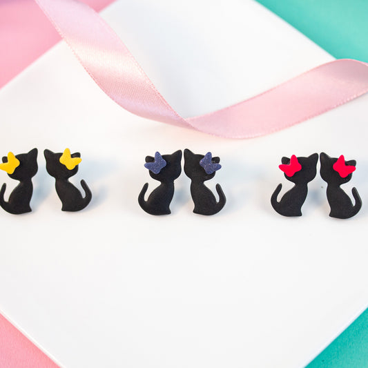 Cat Bow – Ohrstecker