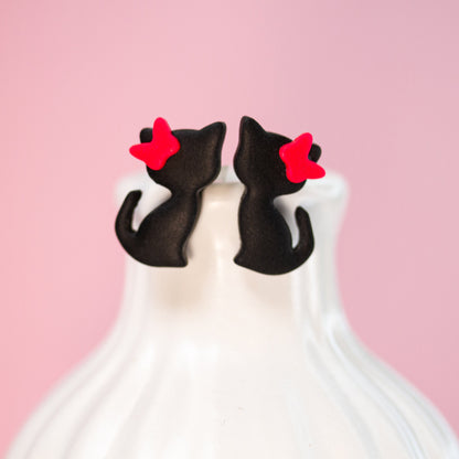 Cat Bow – Ohrstecker