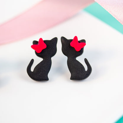 Cat Bow – Ohrstecker