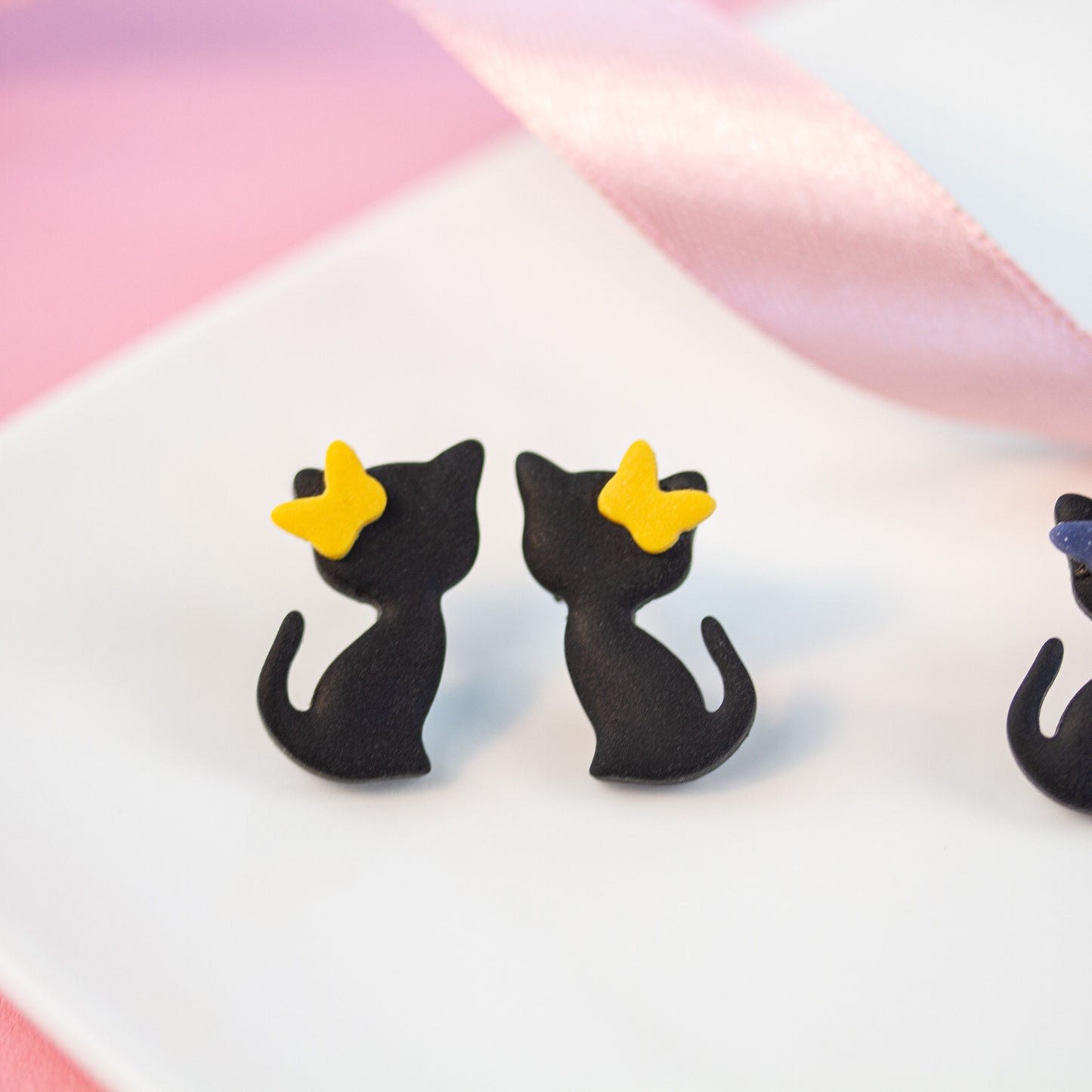 Cat Bow – Ohrstecker