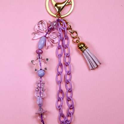 Lila Bloom – Zarter Bag Charm in Lila