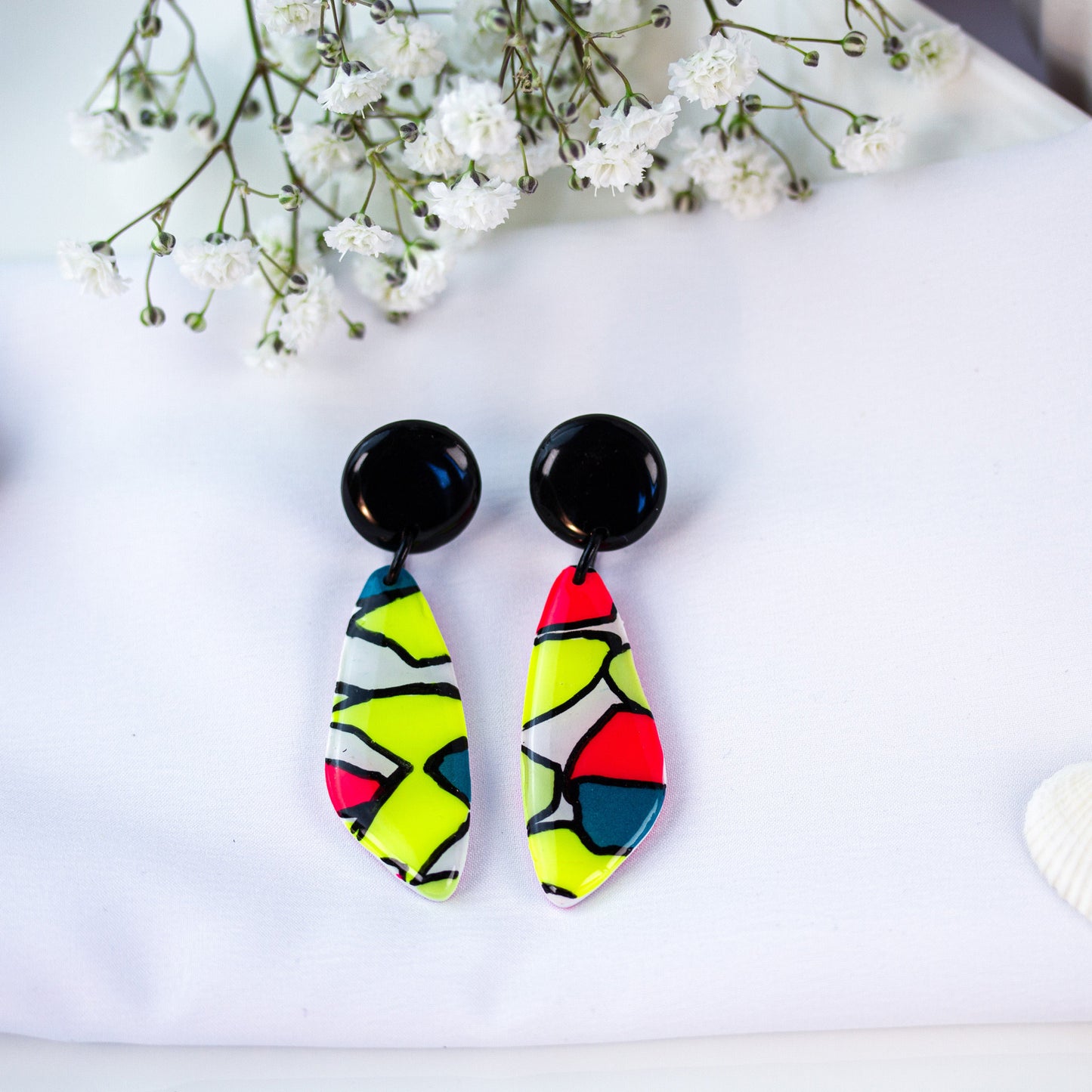 Neon Art Pop – Ohrringe